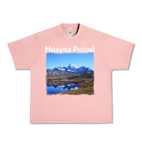 Salmon Bolivia Huayna Potosi Mountain Andes Art Urban Heavy Tee - trangStudio