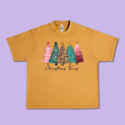 Christmas Trees Urban Heavy Tee Designed By Cowgirlartshop
