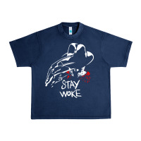 Navy stay woke freddy krueger Urban Heavy Tee - trangStudio