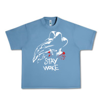 Pebble Blue stay woke freddy krueger Urban Heavy Tee - trangStudio