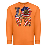 Carrot patriotic sunflower love Premium Sweatshirt - BarkalooDesign