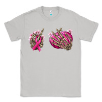 Moon Dust Breast Cancer skeleton hands Classic Tee - NancyCooperArtShop