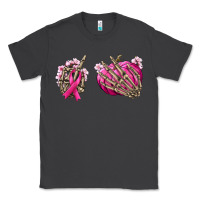 Smoke Breast Cancer skeleton hands Classic Tee - NancyCooperArtShop