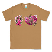 Toasted Coconut Breast Cancer skeleton hands Classic Tee - NancyCooperArtShop