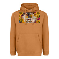 Meerkat mess bun mama with sunflowers and colorful leopard license plate Heavyweight Hoodie - BarkalooDesign