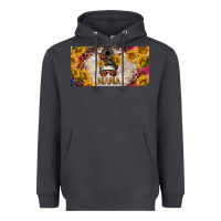 Smoke mess bun mama with sunflowers and colorful leopard license plate Heavyweight Hoodie - BarkalooDesign