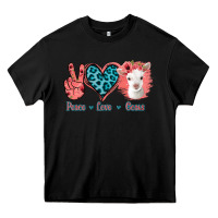 Black Peace Love Goats Heavy Core Tee - Bettercallsaul