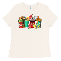 Bone Fruits coffee cups Ladies Tee - NancyCooperArtShop