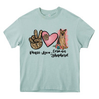 Arona peace love german shepherd Heavy Core Tee - JahusDesignShop