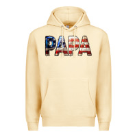 Pina Colada American Flag Papa 4th of July Premium Hoodie - LillyAllenDesigns
