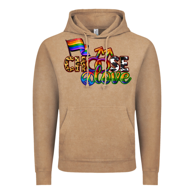 Western Choose Love Vintage Hoodie by CowGirlArtShop | Teevron