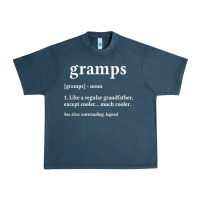 Midnight Navy Grandpa Gift for Gramps, Fathers Day Birthday Gift Idea Urban Heavy Tee - trangStudio