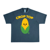 Midnight Navy corn t  shirt c r o p t o p t  shirt Urban Heavy Tee - trangStudio