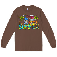 Chestnut Summer Gnomes Long Sleeve Tee - CowCowDesign
