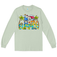 Matcha Summer Gnomes Long Sleeve Tee - CowCowDesign