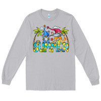 Moon Dust Summer Gnomes Long Sleeve Tee - CowCowDesign