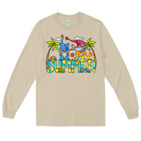 Mushroom Summer Gnomes Long Sleeve Tee - CowCowDesign