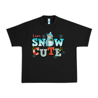 Black i am snow cute Urban Heavy Tee - CowGirlArtShop