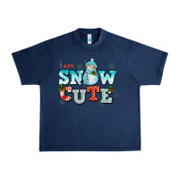Navy i am snow cute Urban Heavy Tee - CowGirlArtShop
