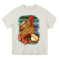 Cream Chicken with Chick Heavy Core Tee - Bettercallsaul