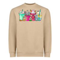 Mushroom easter day coffee Heavyweight Sweatshirt - CowhideDigitalArt