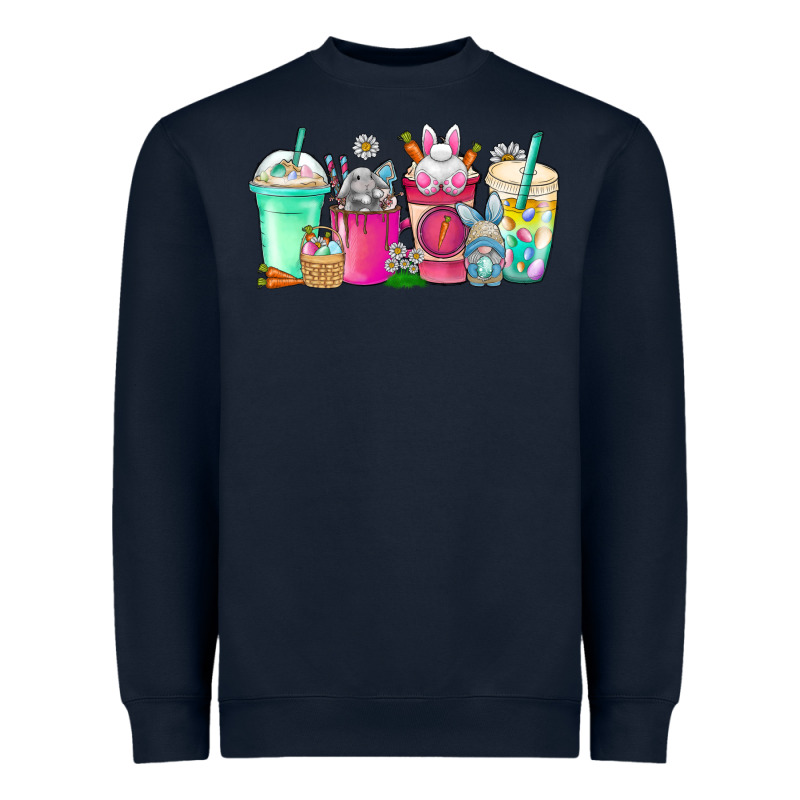 Easter Day Coffee Heavyweight Sweatshirt by CowhideDigitalArt | Teevron