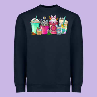Easter Day Coffee Heavyweight Sweatshirt Designed By Cowhidedigitalart
