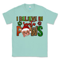 Seafoam i believe in santa paws chihuahuha Classic Tee - Jasminsmagicworld