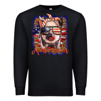 Black amerıcan pig Premium Sweatshirt - BarkalooDesign