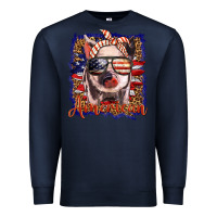 Navy amerıcan pig Premium Sweatshirt - BarkalooDesign