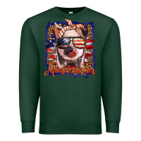Sports Green amerıcan pig Premium Sweatshirt - BarkalooDesign