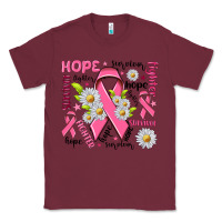 Burgundy Breast Cancer Classic Tee - NancyCooperArtShop