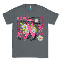 Charcoal Heather Breast Cancer Classic Tee - NancyCooperArtShop