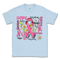 Dusty Blue Breast Cancer Classic Tee - NancyCooperArtShop
