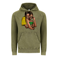 Vintage Olive Black couple Vintage Hoodie - HowdyJamesFarm
