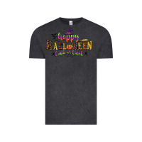 Vintage Black happy halloween trick or treat Vintage Tee - CowGirlArtShop