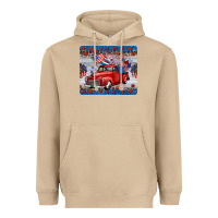 Mushroom american truck 4th of july mousepad Heavyweight Hoodie - BarkalooDesign