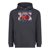 Smoke american truck 4th of july mousepad Heavyweight Hoodie - BarkalooDesign