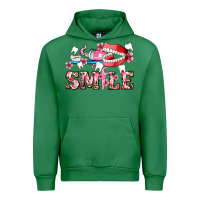 Emerald smile with teeth and brush Urban Hoodie - AdoDesignShop