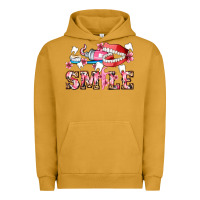 Pigment Peanut Butter smile with teeth and brush Urban Hoodie - AdoDesignShop