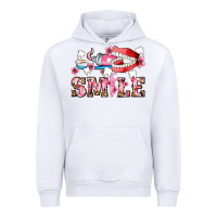 White smile with teeth and brush Urban Hoodie - AdoDesignShop