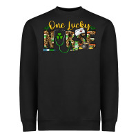 Black one lucky nurse Heavyweight Sweatshirt - CowhideDigitalArt