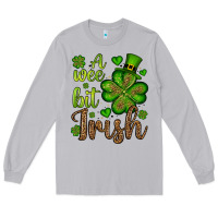 Moon Dust St. Patrick's A wee bit irish Long Sleeve Tee - OliviaCreatesArt