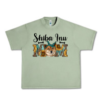 Oil Green western shiba inu mom Urban Heavy Tee - RanaPortraitStore