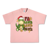 Salmon watercolor t rex fa rawr rawr rawr christmas Urban Heavy Tee - CowGirlArtShop