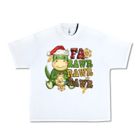 White watercolor t rex fa rawr rawr rawr christmas Urban Heavy Tee - CowGirlArtShop