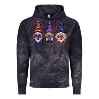 Cloud Black 4th Of July gnomies with stars Vintage Hoodie - HowdyJamesFarm