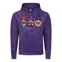 Cloud Purple 4th Of July gnomies with stars Vintage Hoodie - HowdyJamesFarm