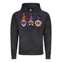 Vintage Black 4th Of July gnomies with stars Vintage Hoodie - HowdyJamesFarm