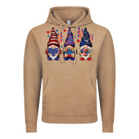 Vintage Coffee 4th Of July gnomies with stars Vintage Hoodie - HowdyJamesFarm